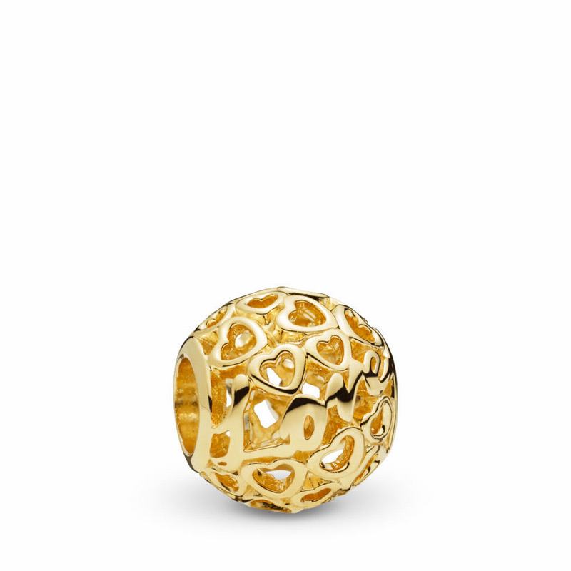 Pandora Glowing with Love Charm Gold Egypt SE1704253